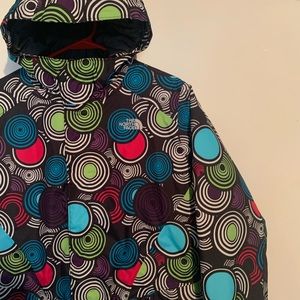 Girls North Face Hyvent Ski Parka Jacket Sz XL 18